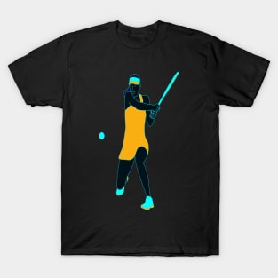 RETRO TENNIS PLAYER GIRL T-Shirt